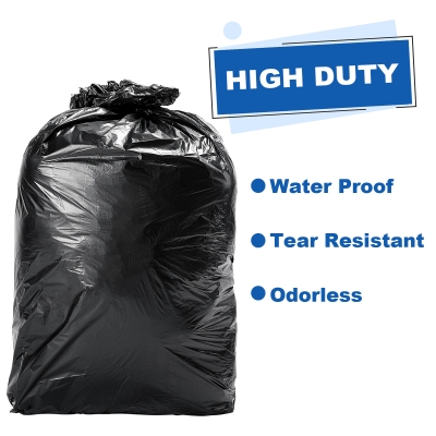 Kessni  Large Trash Bags High-Capacity Heavy Duty 64-65 Gallon 55”W x 59”H 60 count